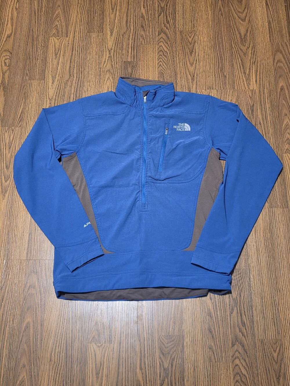 The North Face Flight Series Apex 1/4 Zip Softshell Jacket Blue Men's M B84
